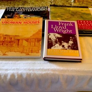 4 Frank LLoyd Wright Books.